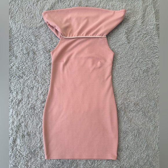 Cute Strapless Pink Dress - Picture 4 of 7